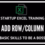 Insert rows and columns