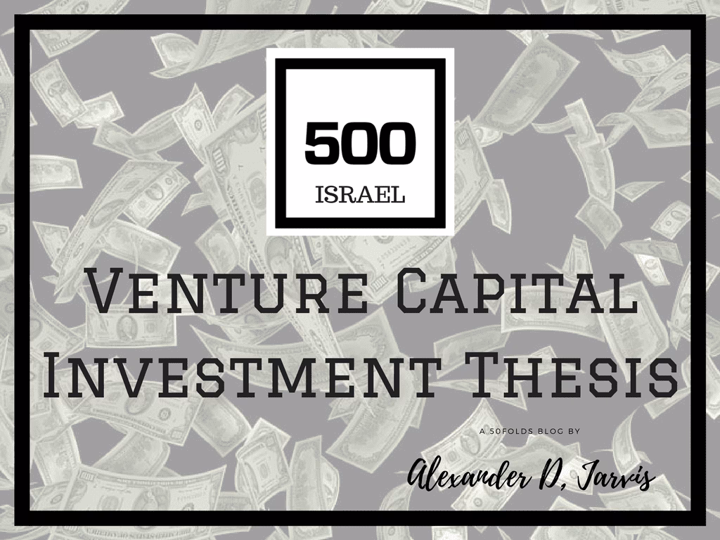 VC investment thesis: 500 Startup Israel – Adam Benayoun