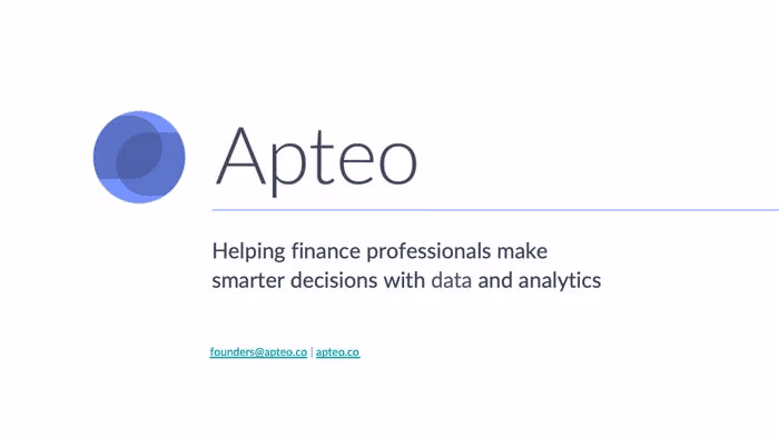 Apteo Pitch Deck