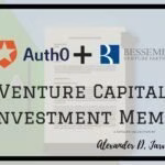 Bessemer venture capital investment memo auth0