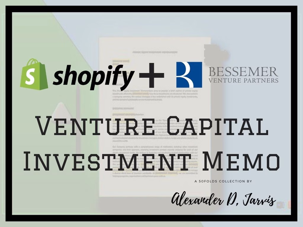 Shopify Investment Memo from Bessemer Venture Partners