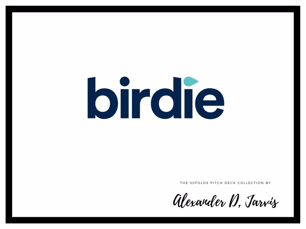 Birdie Pitch Deck to Raise $11.5m Series-A Round