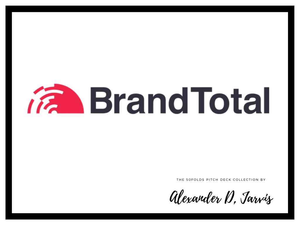 Brandtotal pitch deck to raise $12m Series-B round