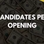 Candidates per Opening
