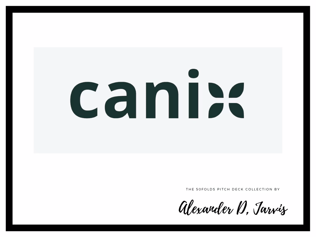 Canix pitch deck to raise $2.5m Seed round
