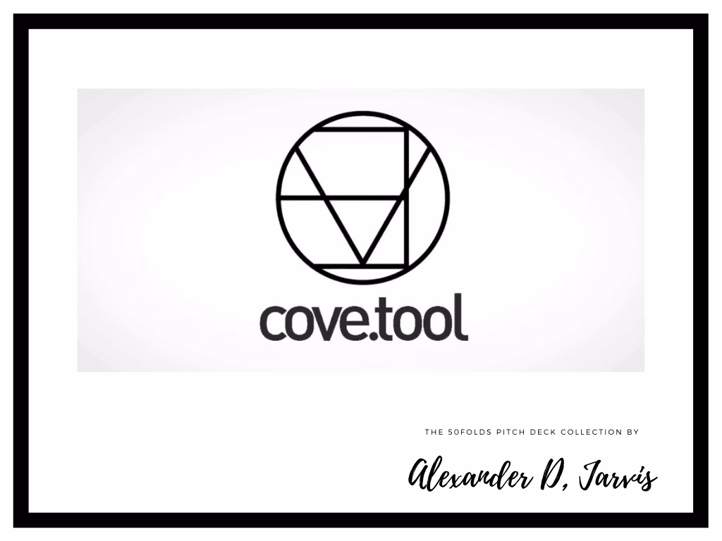 Cove.tool pitch deck to raise $5.7m Series-A round