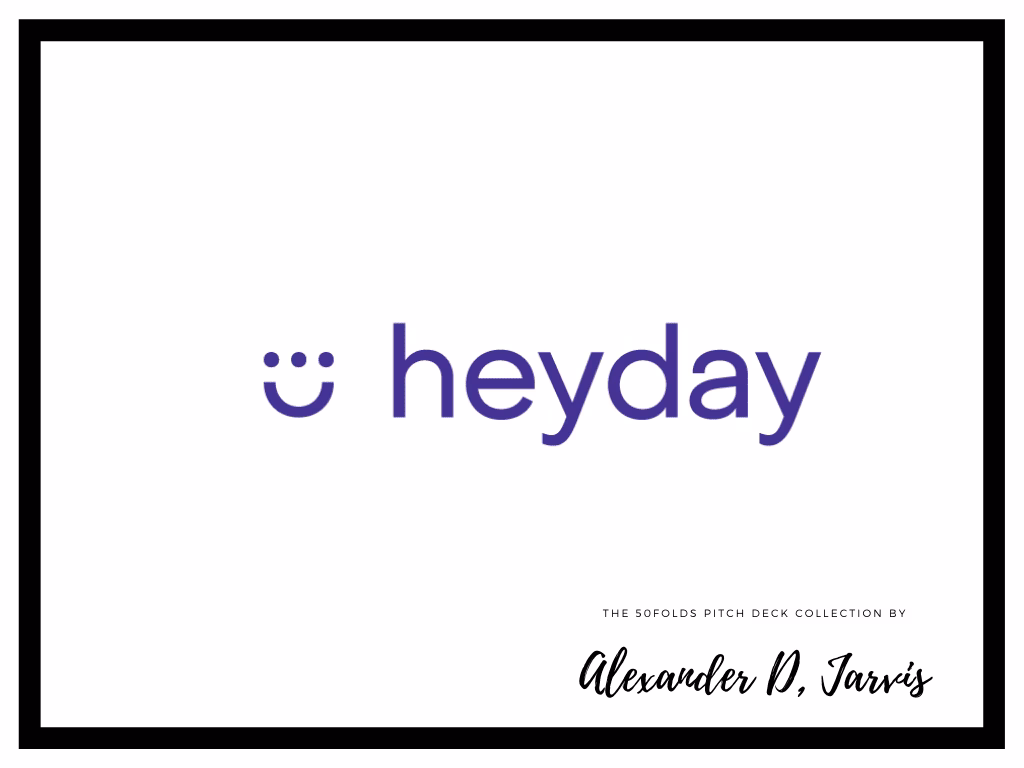 Heydey Pitch Deck to Raise $2m Seed Round