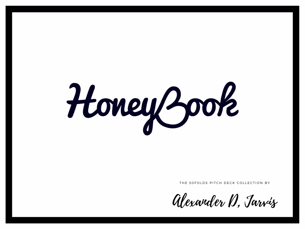 HoneyBook Pitch Deck to Raise $155m Series-D Round