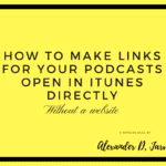 open itunes link directly podcast