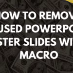 Master slide menu macro