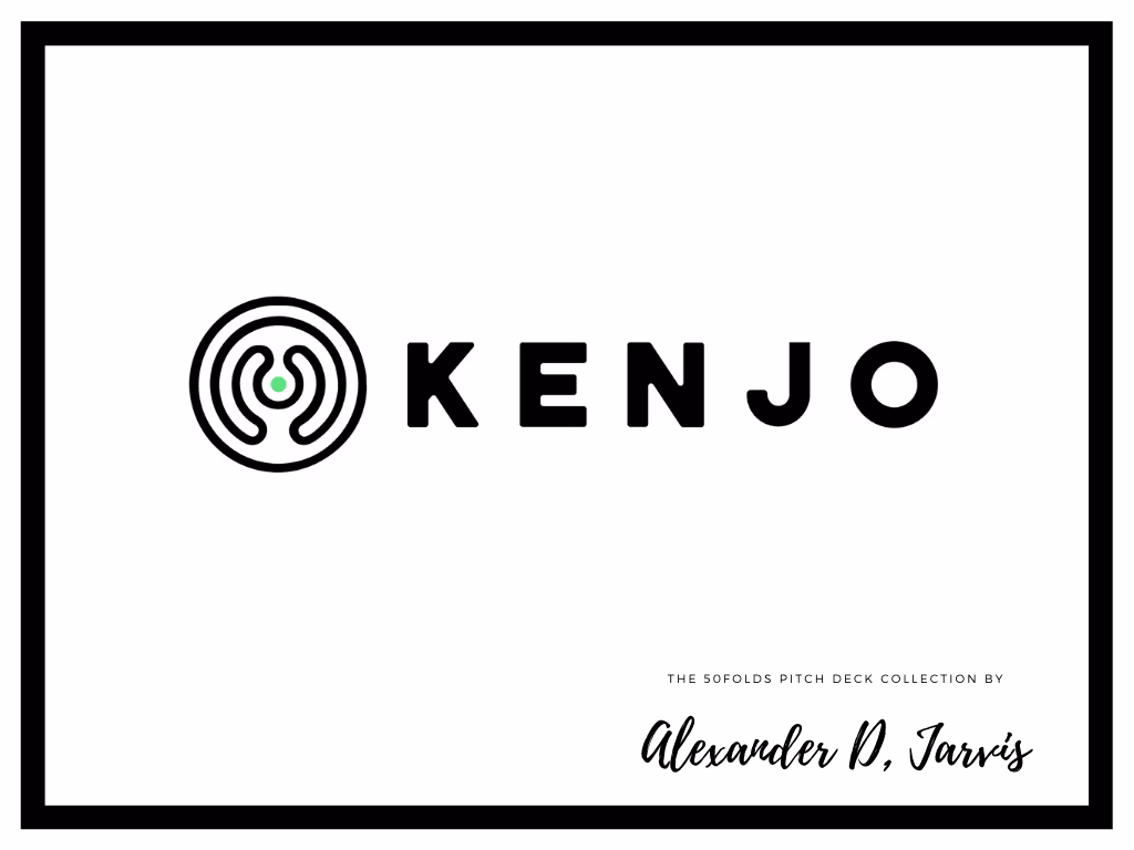 Kenjo pitch deck to raise $5.5m Seed round