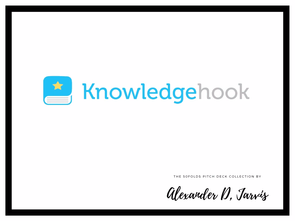 Knowledgehook pitch deck to raise $20m Series-A round