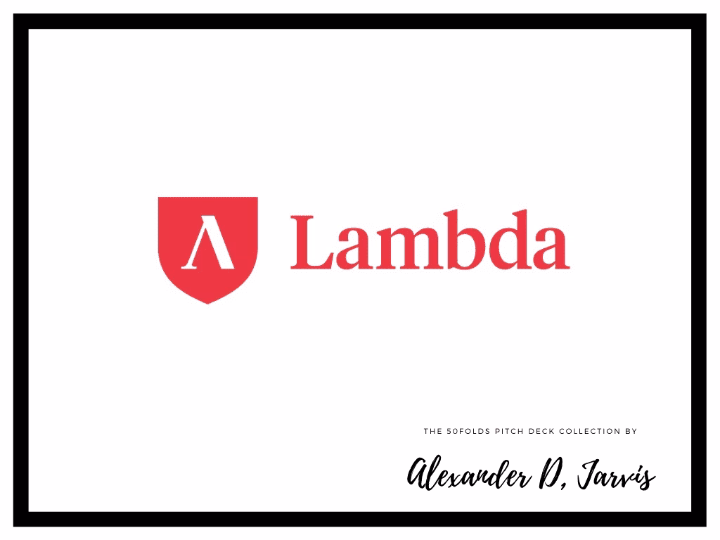Lambda School pitch deck to raise $74m Series-C round