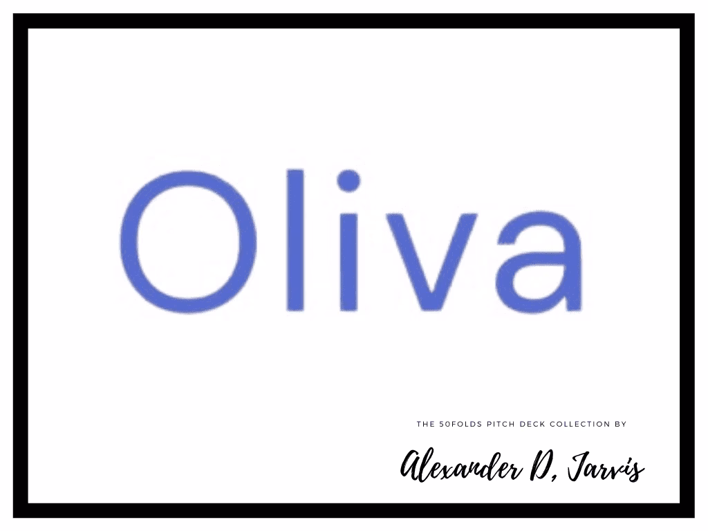 Oliva pitch deck to raise $2.9m Pre-Seed round