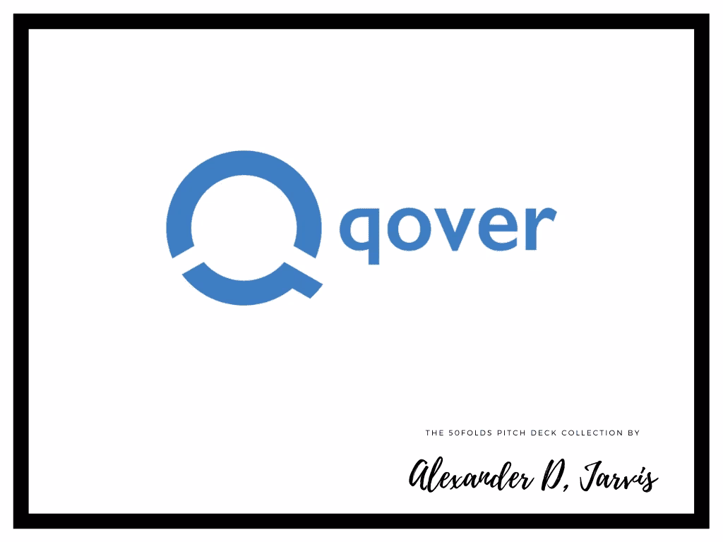Qover pitch deck to raise $25m Series-B round