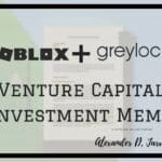 Roblox investment memo