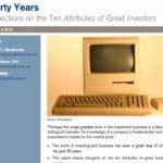 Investment change over time