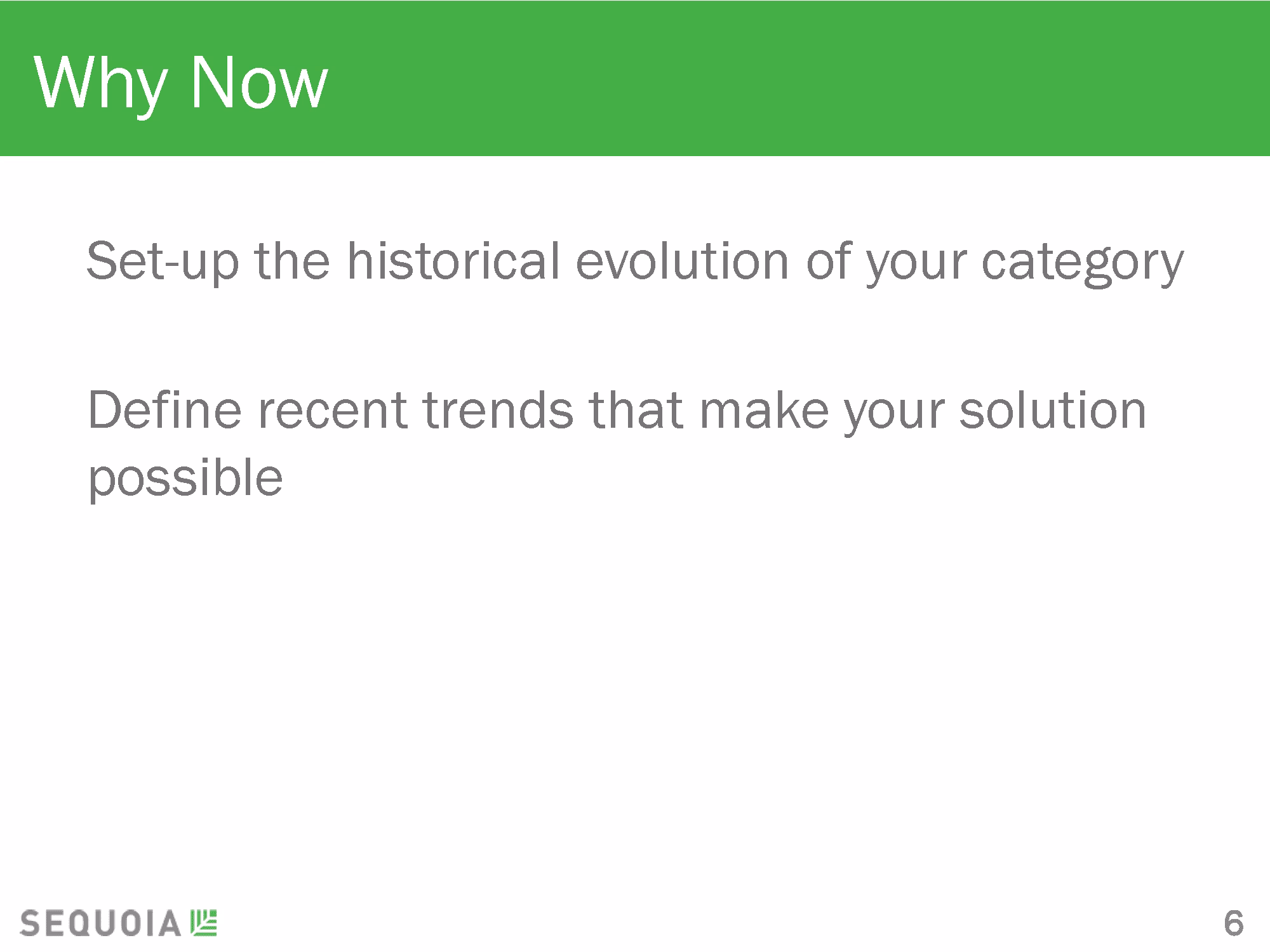 Sequoia Capital Pitch Deck why now