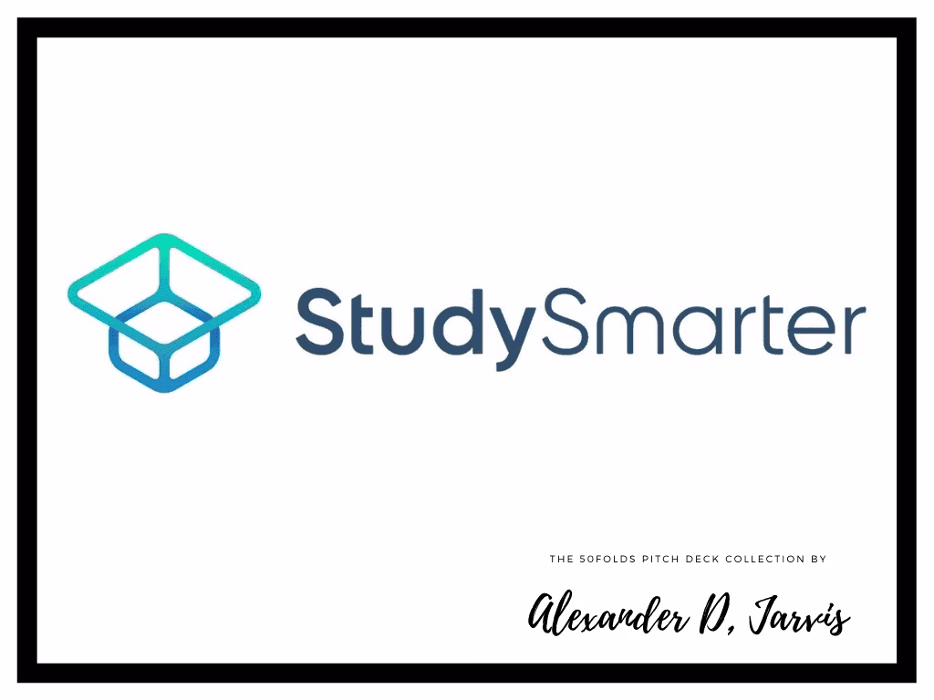 StudySmarter Pitch Deck to Raise $15m Series-A Round