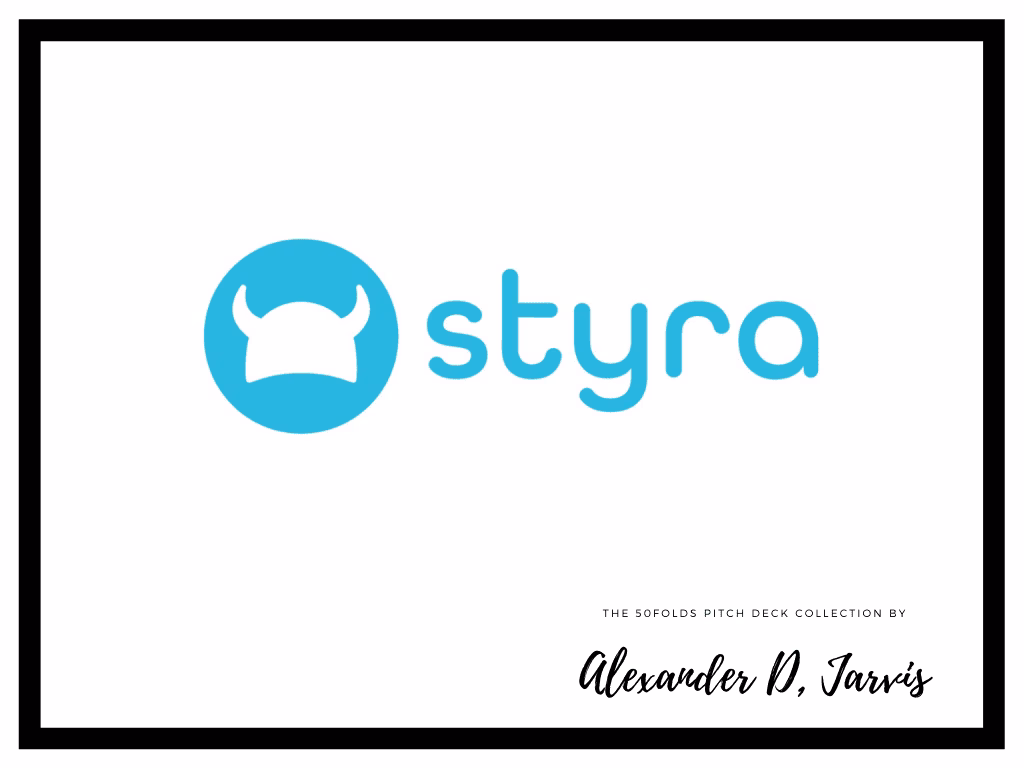 Styra pitch deck to raise $40m Series-B round