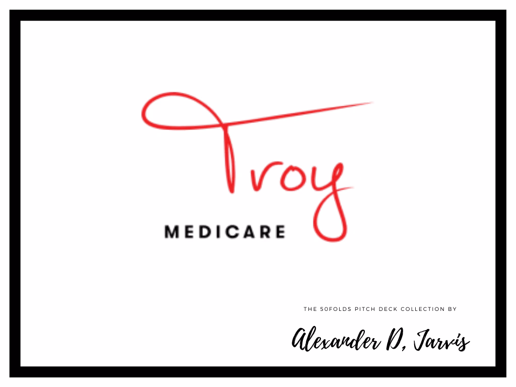 Troy Medicare pitch deck to raise $10m Series-B round
