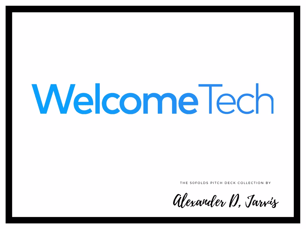 Welcome Tech Pitch Deck to Raise $35m Series-B Round