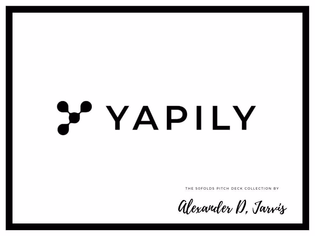 Yapily Pitch Deck to Raise $13m Series A