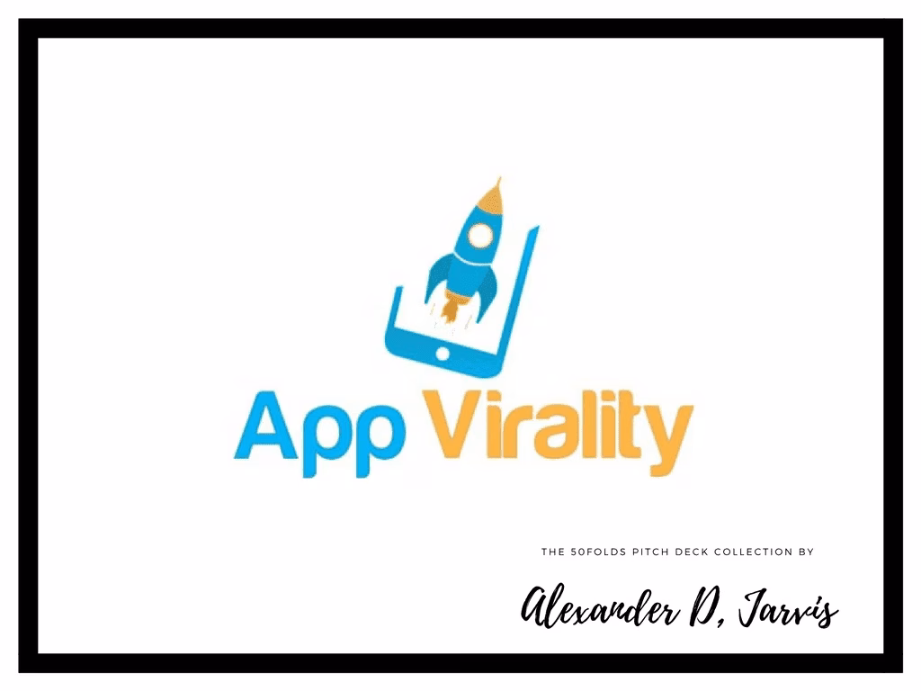 AppVirality pitch deck to raise seed investment