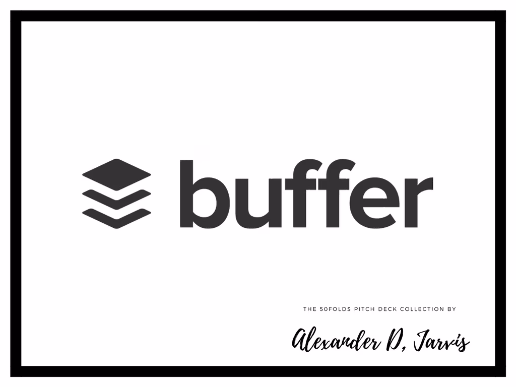 Buffer Pitch Deck to Raise Seed Investment