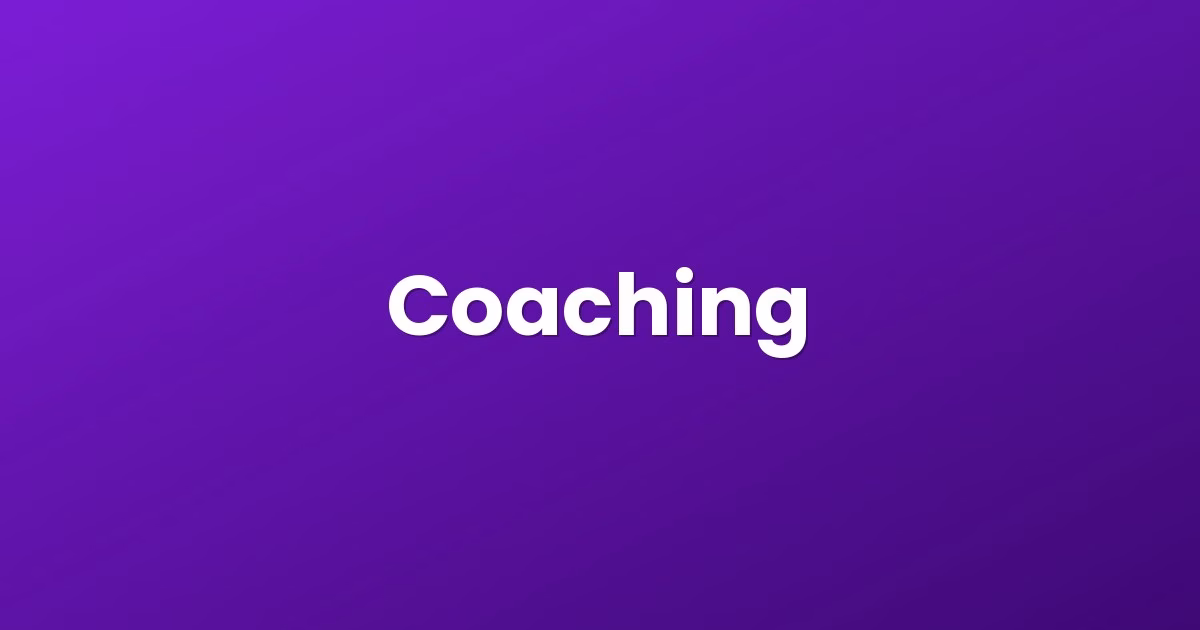 Coaching