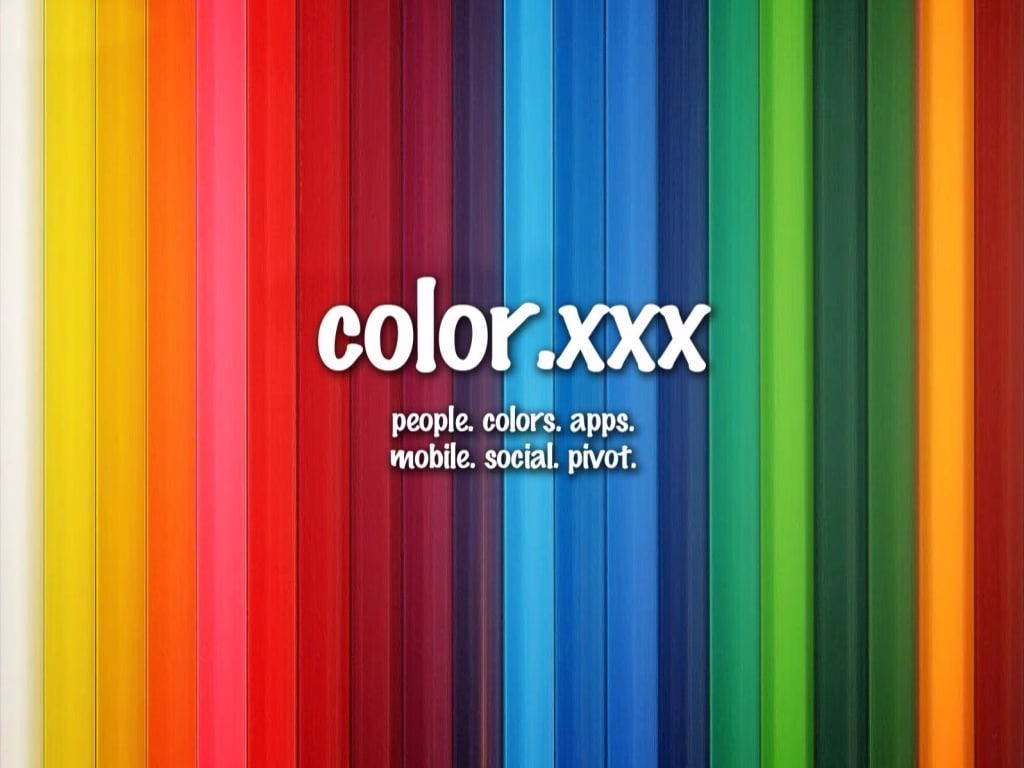 Color.xxx Parody Startup Pitch Deck