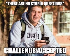 dumb questions startup vc investment