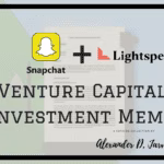 lightspeed venture capital memo snapchat