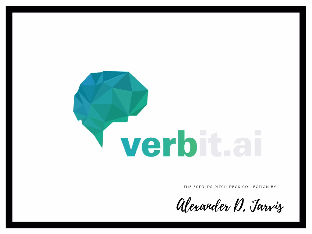 Verbit pitch deck to raise $23m series-A