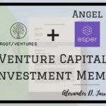 root ventures investment memo esper angel