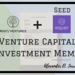 root ventures investment memo esper seed