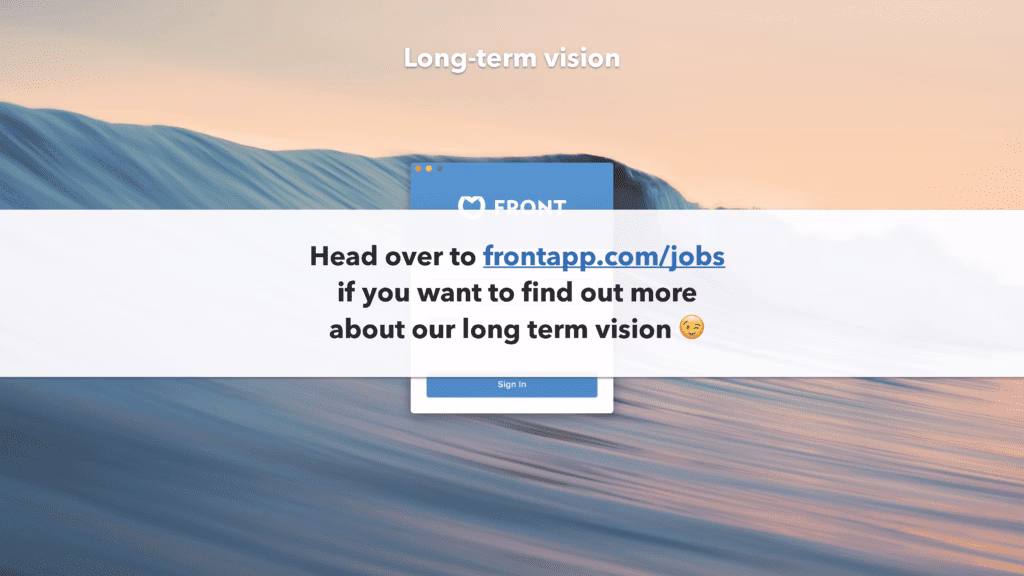 front pitch deck series-b startup 21