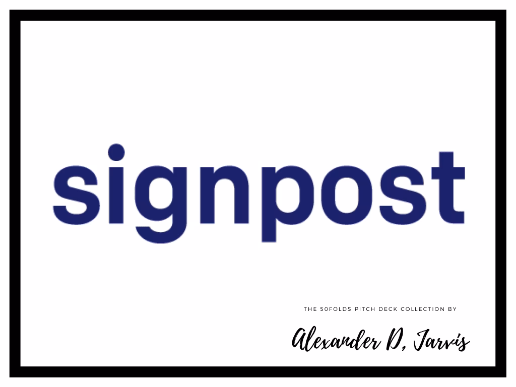 Signpost Pitch Deck to Raise a $52m Series D