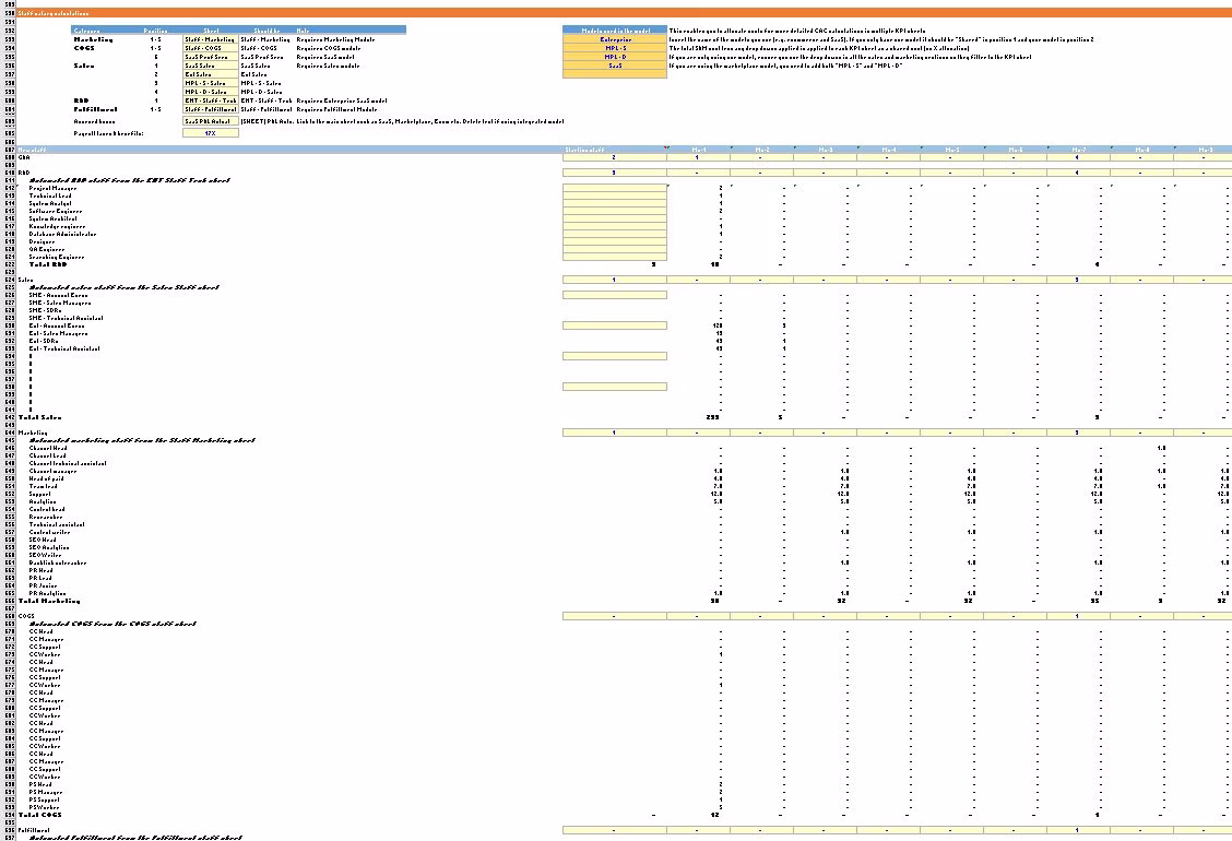 yellow excel boxes