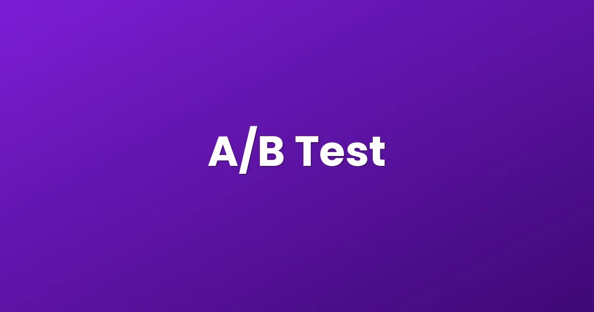 A/B Test