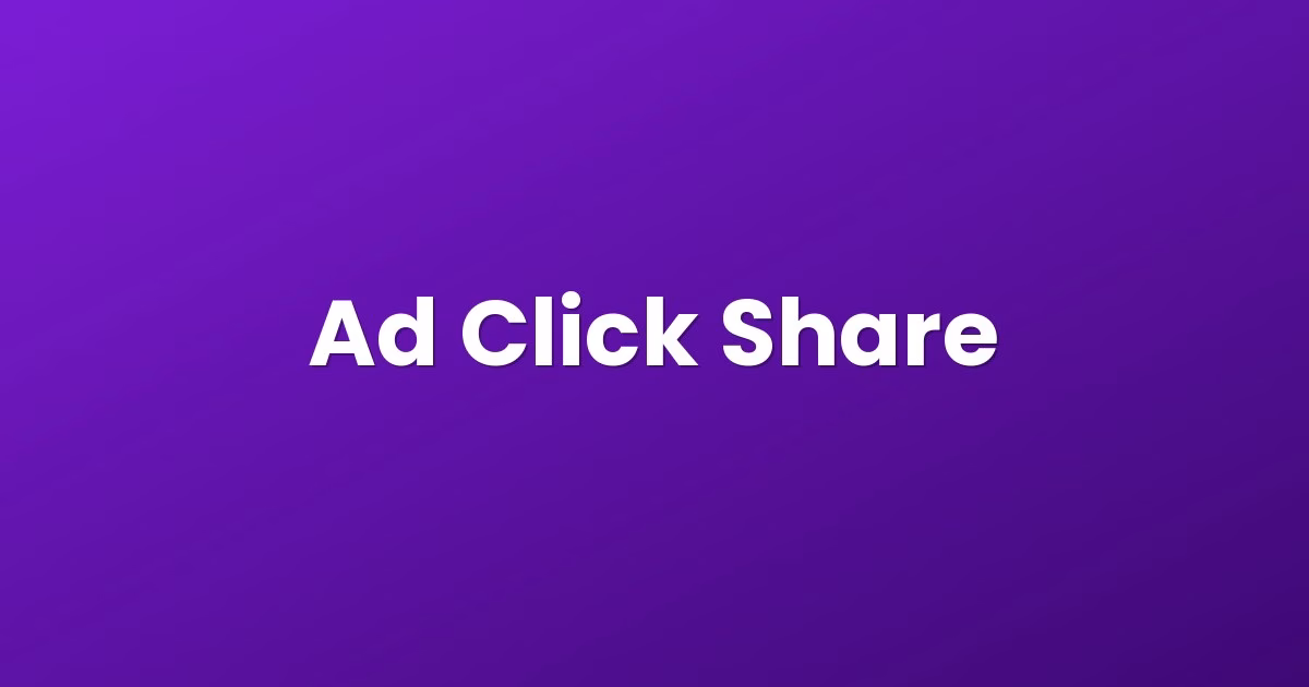 Ad Click Share