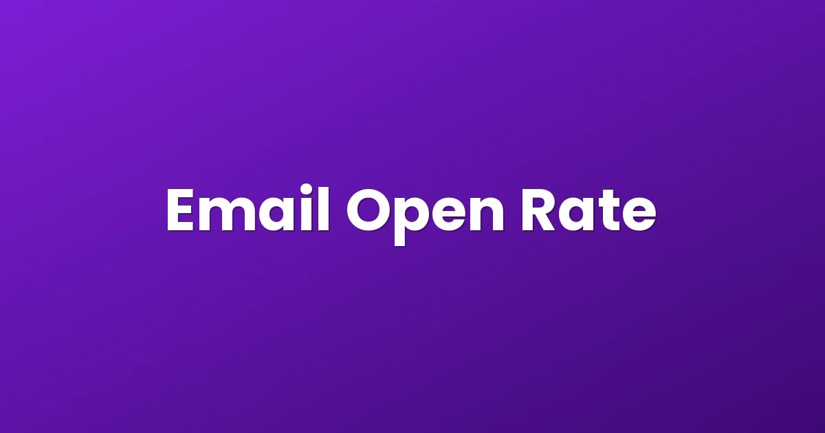 Email Open Rate
