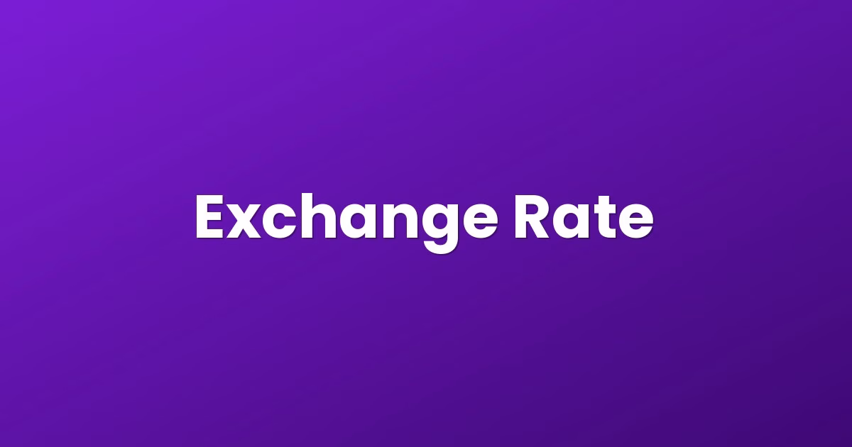 Exchange Rate