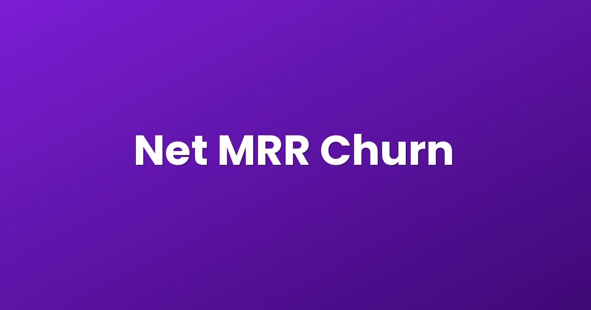Net MRR Churn